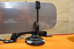 Kayak rudder park DIY using the RAILBLAZA Eye 25