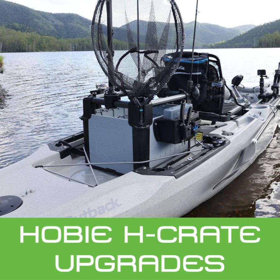 Hobie Kayak H-Crate Rod Storage, Tackle Storage & More Upgrades