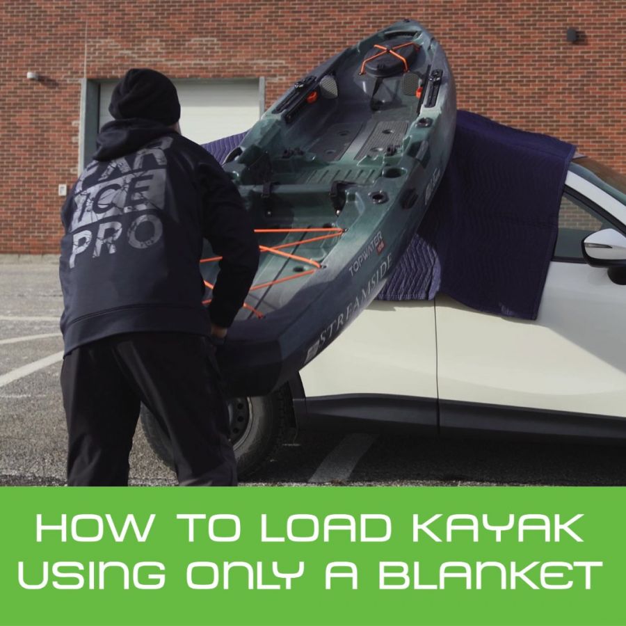 How To Load & Unload Kayak On SUV By Yourself Using Only A Blanket