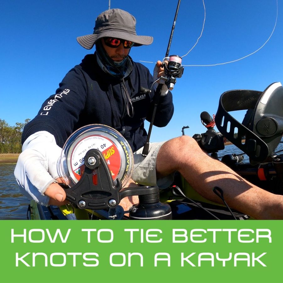 Tie Better FG Knots On The Kayak Using RAILBLAZA Spooling Station