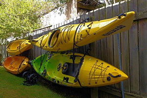 Storing your kayak, canoe, SUP, ski or other inside or outside | guest blog