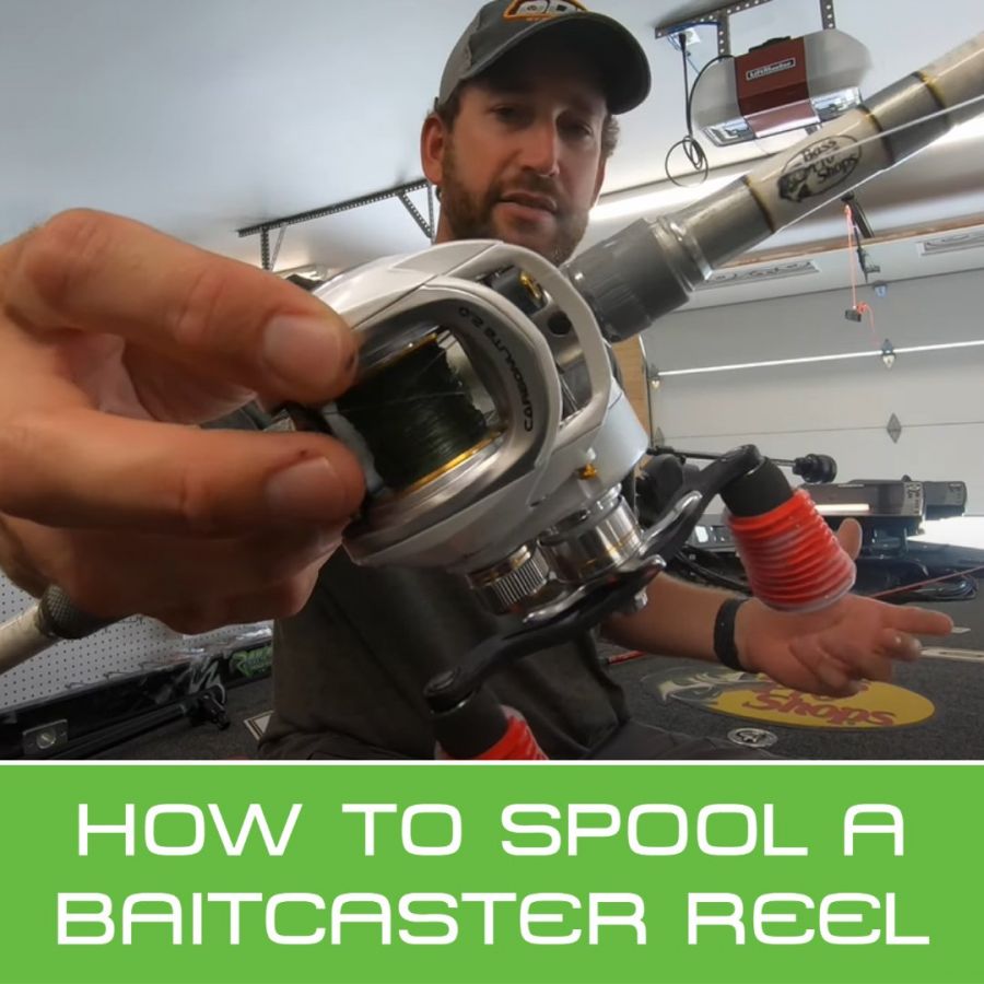 How To Spool A Baitcasting  Reel : Ott DeFoe